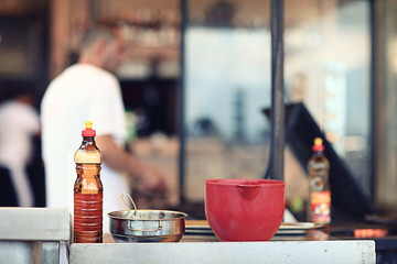 kitchen cooking food restaurant background