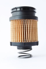 Fuel filter for engine car