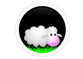 Autoaufkleber / Sticker / Schaf