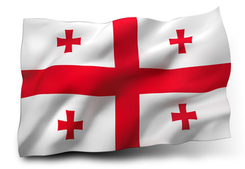 Obraz premium flag of Georgia