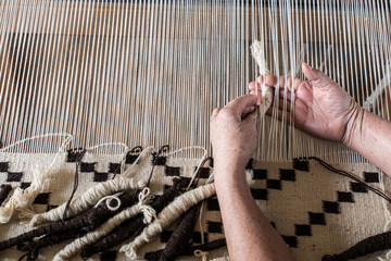 Hungarian homespun weaving. - 79167750