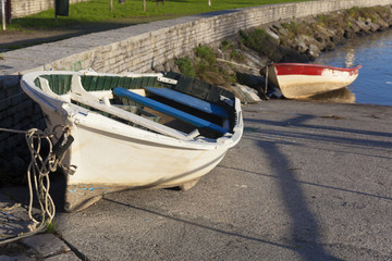 Boats in Plentzia, Bizkaia, Basque Country, Spain