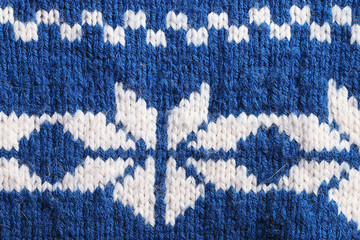 Fototapeta na wymiar needlework texture wool sweater knitting