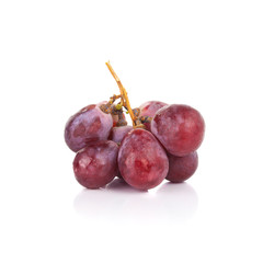 grapes isolated on over white background