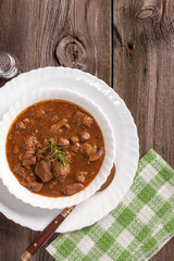 Goulash soup.