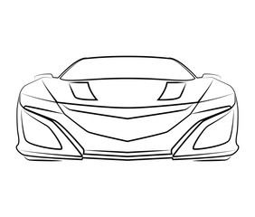 Car silhouette