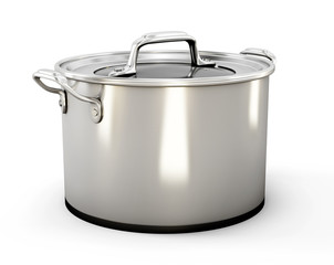 Pan from stainless steel for soup