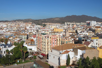 Fototapeta na wymiar City in Andalusia. Malaga, Spain