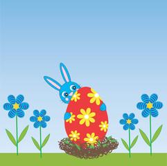 Easter greeting card