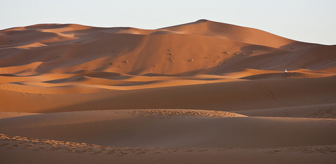 Fototapeta na wymiar Deserto Sahara tramonto dune