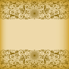 vector vintage floral  background