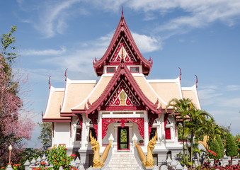 Buddhist temple in Mae Salong, Thailand.