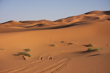 Fototapeta na wymiar Marocco - dune di sabbia