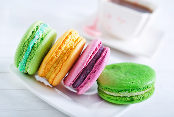 macaroons on plate