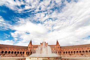 Spanish Square in Sevilla, Spain