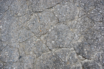 Grunge concrete cement floor with crack