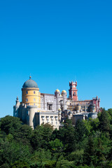 Fototapeta na wymiar Palace of Pena in Sintra, Portugal