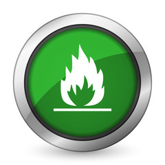 flame green icon