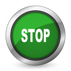 stop green icon