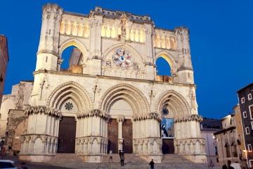 Fototapeta na wymiar Cathedral in city of Cuenca, province Cuenca, Castilla-La Mancha