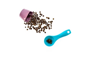 Seeds of black pepper woken scoop
