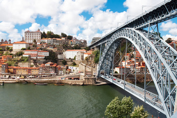 Fototapeta premium bridge Dom Louis, Porto, Portugal