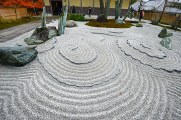 Fototapeta na wymiar japanese rock garden