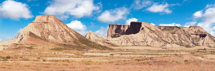 Mountain Castildetierra in Bardenas Reales Nature Park, Navarra,