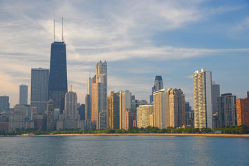 Naklejka premium budynek chicago