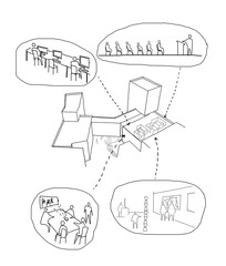 Teamwork Working On A Business Strategy Plan