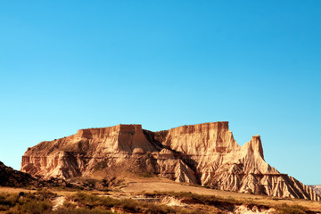 Mountain Castildetierra in Bardenas Reales Nature Park, Navarra,