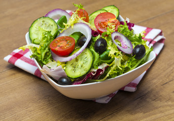 Bowl de ensalada vegetal