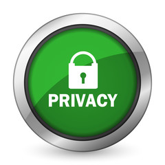 privacy green icon
