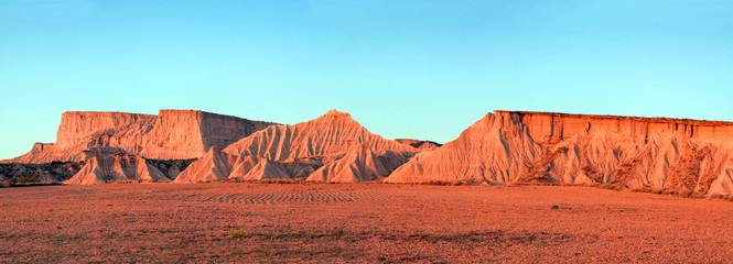 Mountain Castildetierra in Bardenas Reales Nature Park, Navarra,