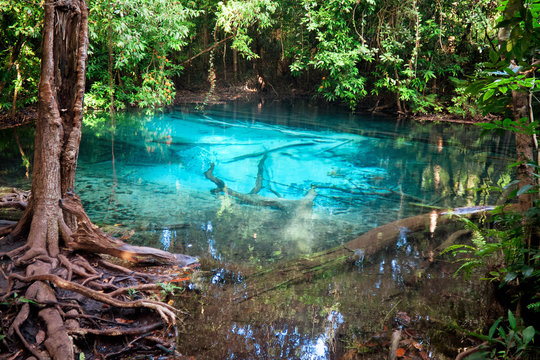 Blue Lake, Khao Pra Bang Khram wildlife sanctuary, Krabi provinc