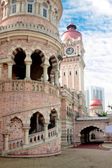 Clock tower of Sultan Abdul Samad. Kuala Lumpur, Malaysia © Mik Man