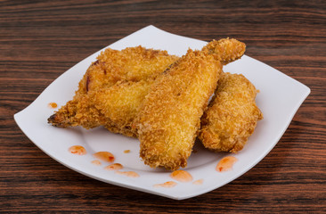 Fried prawn tempura