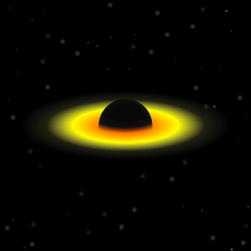 schwarzes loch planet I