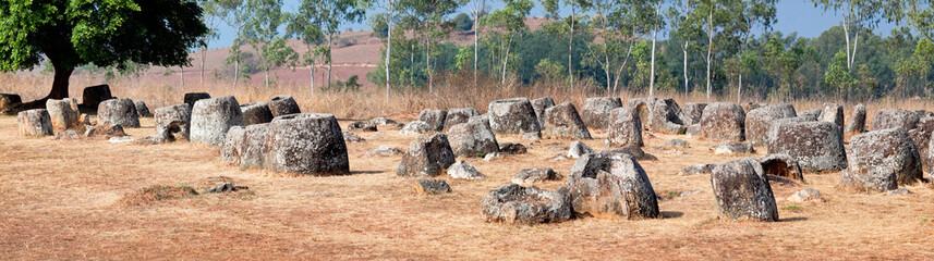 Valley pitchers. Phonsavan, Xiangkhouang province, Laos