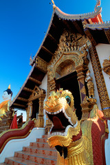 Fototapeta na wymiar Temple Monthian, Chiang Mai, Thailand