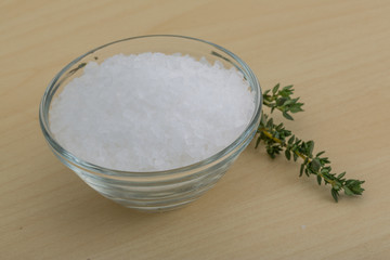Sea salt crystal