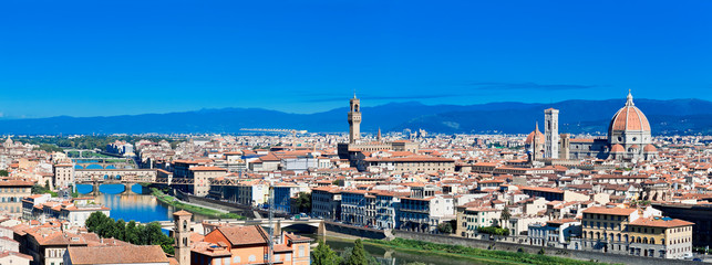 Panorama View of Florence, Tuscany, Italy