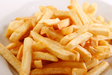 Plate of french fries