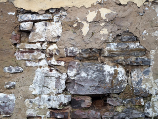 Schäden an Hauswand