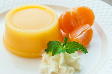 orange pudding