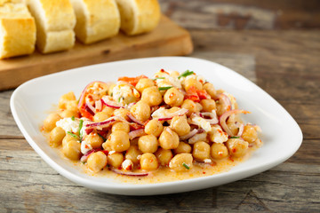 Kichererbsensalat - chick pea salad