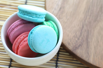 macaroon of dessert.
