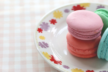 macaroon of dessert.