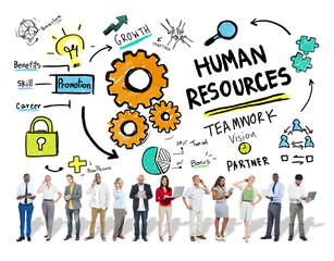 Human Resources Employment Teamwork Business Technology Concept