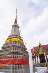 Chedi and temple